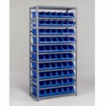 AKRO-MILS Shelving with System Bins