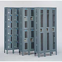HALLOWELL Heavy-Duty Ventilated Steel Lockers