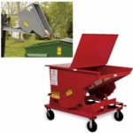 MECO All Welded Self Dumping Steel Hoppers