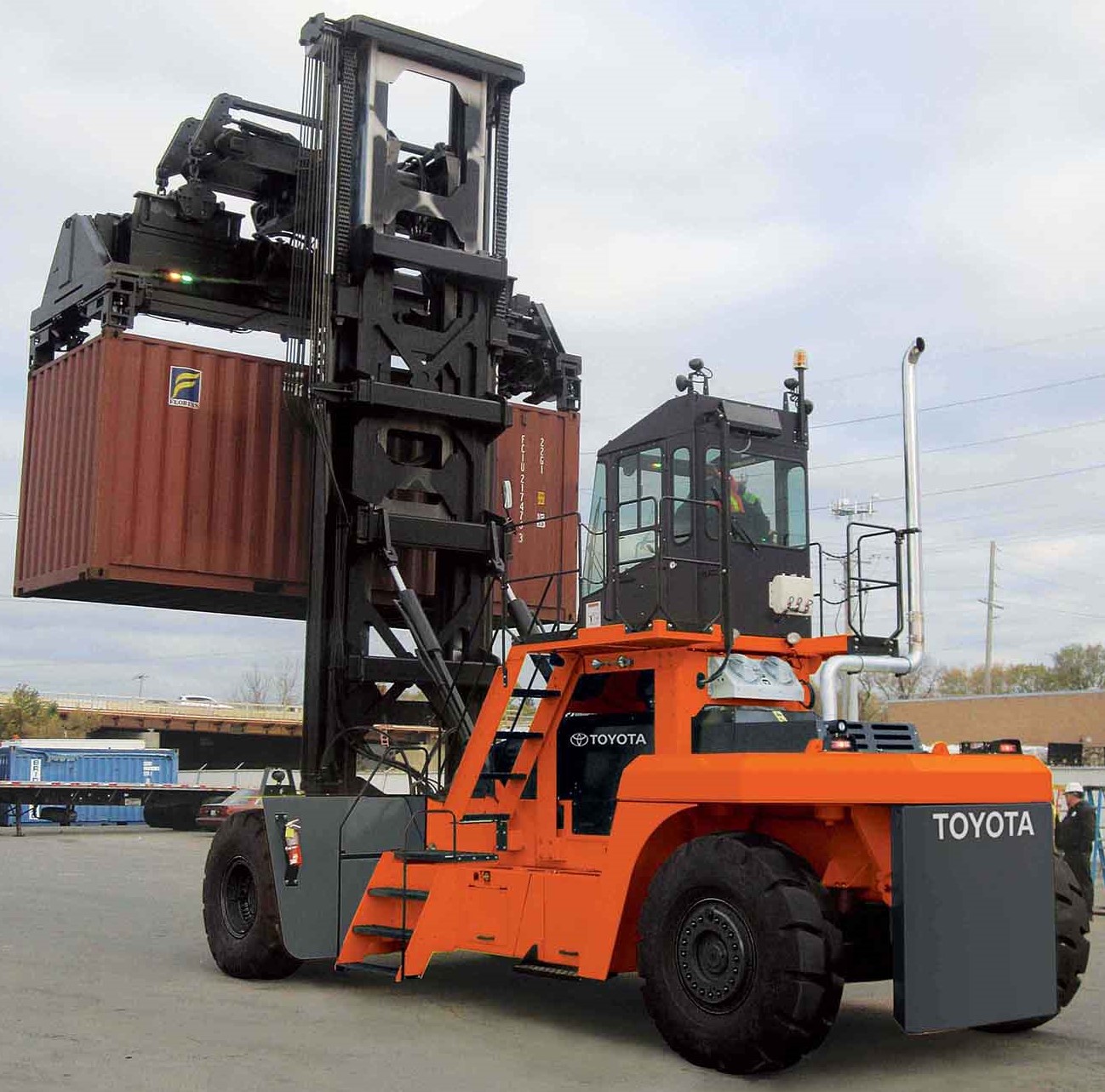 Toyota Forklift Container Handler