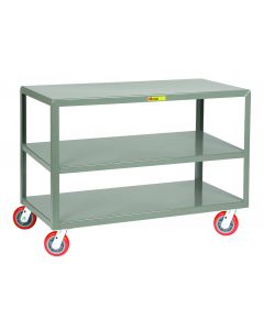 Little Giant Mobile Tables with 3 Shelves 3IP24486PY