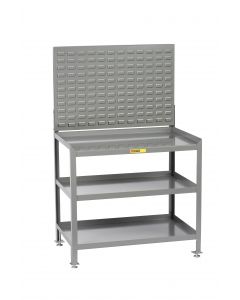 Little Giant Steel Workstation with 3 Shelves 3SW2436LL