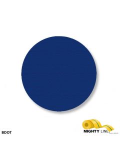 Mighty Line 3.5" BLUE Solid DOT - Stand. Size - Pack of 100 BDOT