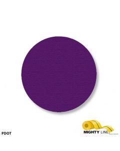 Mighty Line 3.5" PUR. Solid DOT - Stand. Size - Pack of 100 PDOT
