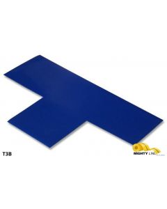 Mighty Line 3" Wide Solid BLUE T - Pack of 100 T3B