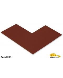 Mighty Line 3" Wide Solid BROWN Angle - Pack of 100 Angle3BRN
