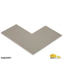 Mighty Line 3" Wide Solid GRAY Angle - Pack of 100 Angle3Gry