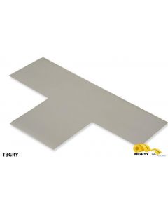 Mighty Line 3" Wide Solid GRAY T - Pack of 100 T3Gry