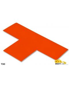 Mighty Line 3" Wide Solid ORANGE T - Pack of 100 T3O