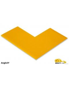 Mighty Line 3" Wide Solid YELLOW Angle - Pack of 100 Angle3Y