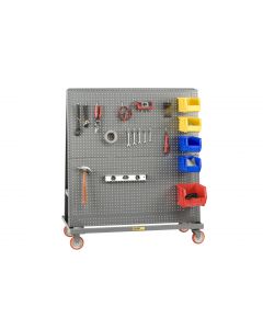 Little Giant Mobile A-Frame – Lean Tool Cart With 2 Sided Pegboard AFPB24365PY