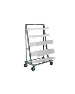 Little Giant Adjustable Tray A-Frame Shelf Trucks with Single Sided AFS24406PH