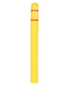 Vestil PLASTIC BOLLARD POST COVER RED TAPE 52X7
