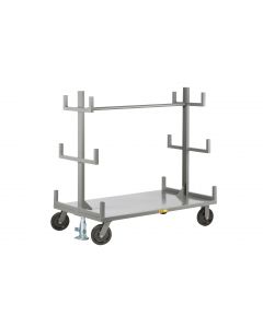 Little Giant Portable Bar & Pipe Truck with 2 Swivel, 2 Rigid Casters and Floor Lock BRT36602R8PHFL