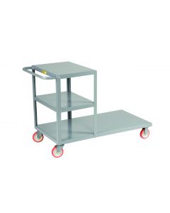 Little Giant “Combo Cart” Combination Shelf and Platform Truck CC24485PYBK