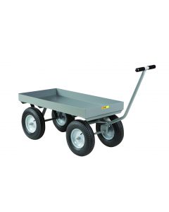 Little Giant Deep Lip Wagon Trucks With 3" Lip Edge Deck & Pneumatic Wheels CH2448X316P