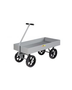 Little Giant Deep Lip Wagon Trucks With 6" Lip Edge Deck & Mold-On Rubber Wheels CH2448X612MR