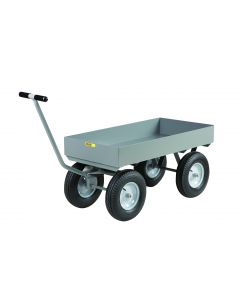 Little Giant Deep Lip Wagon Trucks With 6" Lip Edge Deck & Pneumatic Wheels CH2448X616P