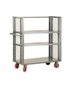 Little Giant 2-Sided Adjustable Shelf Truck With 2 Shelves DET3A24486PY