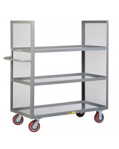 Little Giant 2-Sided Shelf Trucks with 3 Shelves DET3L24486PY