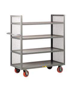 Little Giant 2-Sided Shelf Trucks with 4 Shelves DET4L24486PY