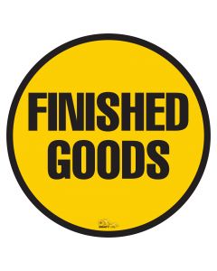 Finished Goods, Mighty Line Floor Sign, Industrial Strength, 36" Wide FinishedGoods36