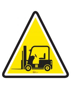 Forklift Crossing - Floor Marking Sign, 16" ForkliftCrossing16