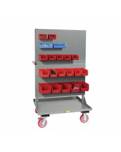 Little Giant Double Sided Pegboard Panel Cart IPB6PYFL