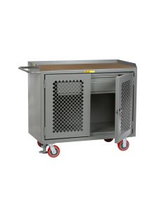 Little Giant Mobile Bench Cabinets With Heavy-Duty Drawer and 1/4" Hardboard MHP2D2448HDFL