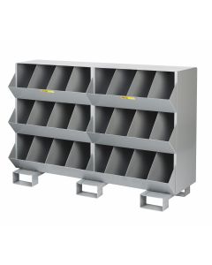 Little Giant Stationary Storage Bins with Four storage capartment per level MS41532FP