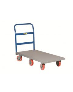 Little Giant 6-Wheel Platform Trucks with 1 Handle NB6W24486PY