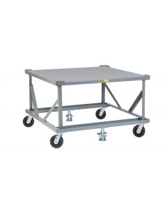 Little Giant Fixed Height Mobile Pallet Stand With Corner Load Retainers PDFS486PH2FLLR