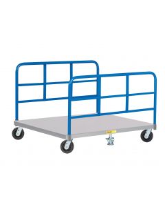 Little Giant Pallet Dolly with Double End Racks and With Floor Locks PDS406PH2FL2H