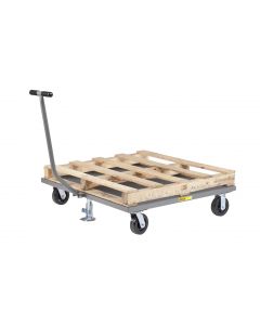 Little Giant Pallet Dolly with T-Handle and 12 gauge solid deck with floor clock PDST40486PHFL