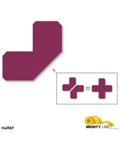 Mighty Line 2" Purple Half Angle - Pack of 100 HalfAP