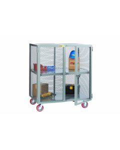 Little Giant Mobile Storage Locker with 1 Center Shelf 21-3/4" Clearance SC24486PPY