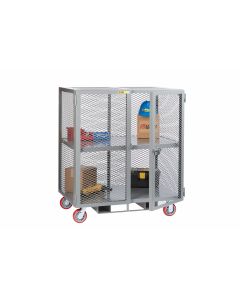 Little Giant Forkliftable Mobile Storage Locker and 1 Center Shelf 21-3/4' Clearance SC30486PYFP