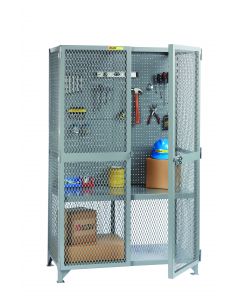 Little Giant Tool Storage Locker with Pegboard Panel SL12448PB