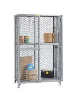 Little Giant All-Welded Storage Locker with 1 Adjustable Center Shelf SL1A2448