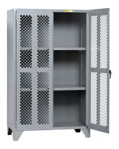 Little Giant High Visibility Storage Cabinet With 2 Shelves SSLP2A2448