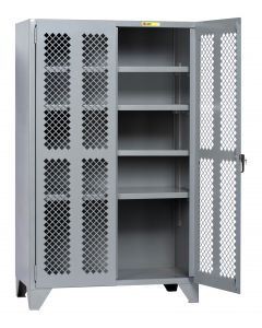 Little Giant High Visibility Storage Cabinet With 4 Shelves SSLP4A2448