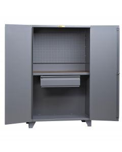 Little Giant Cabinet Style Work Center with Pegboard Back SSW2448HDPB
