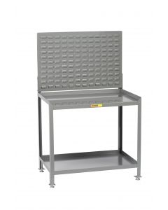 Little Giant Steel Workstation With Louvered Panel SW2436LLLP