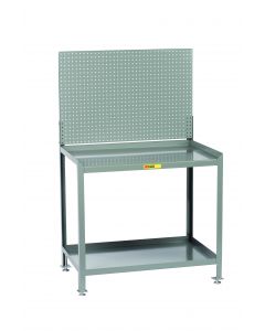 Little Giant Steel Workstation With Pegboard Panel SW2436LLPB