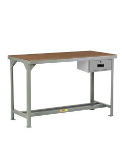 Little Giant Welded Steel Workbench with Hardboard Top and Open Base and Fixed Height Models WSH1244836