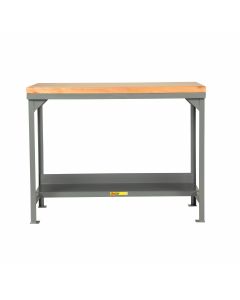 Little Giant Welded Steel Workbenches with Butcher Block Tops and Fixed Height Models WSJ2244836