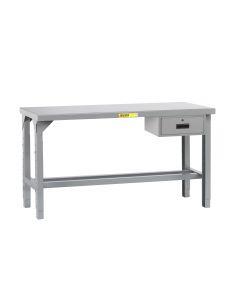 Little Giant Welded Steel Adjustable Height Workbench with Open Base WST12448AH