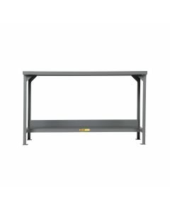 Little Giant Welded Steel Fixed Height Workbench with Lower Shelf WST2246036