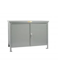Little Giant All-Welded Cabinet Workbench with Center Shelf WSTC22448