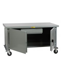 Little Giant Mobile Heavy-Duty Cabinet Workbench with 1 Drawer WWC3672HD6PHFL